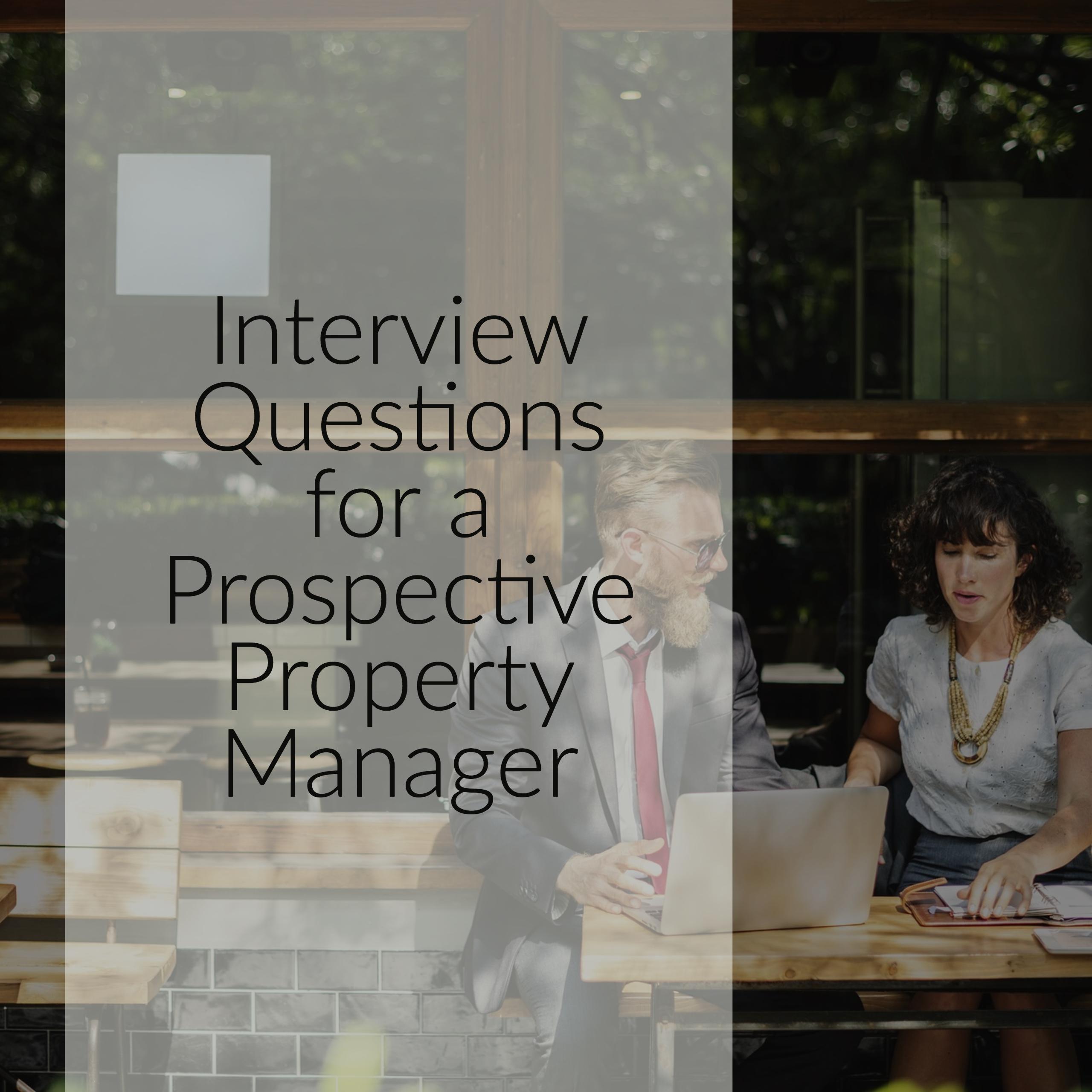 real estate interview questions